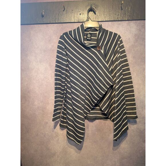 Bobeau single button closure cardigan size medium + - Picture 2 of 4